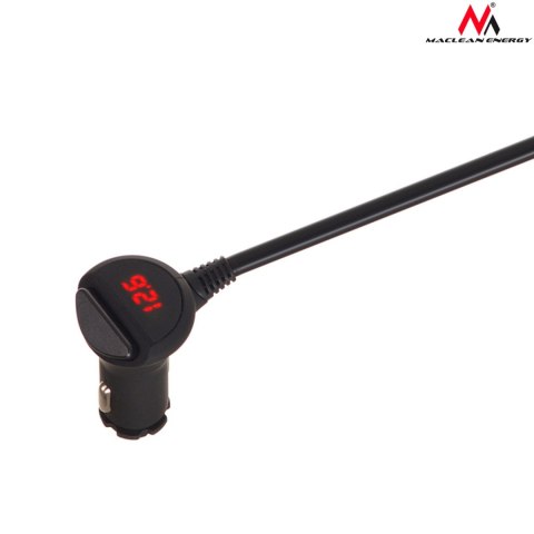 Rozdzielacz gniazda zapalniczki samochodowej Maclean, woltomierz, 3 gniazda zapalniczki, 4xUSB, 4.8A, max 120W, czarny, gumowany Rozdzielacz gniazda zapalniczki samochodowej Maclean, woltomierz, 3 gniazda zapalniczki, 4xUSB, 4.8A, max 120W, czarny, gumowany
