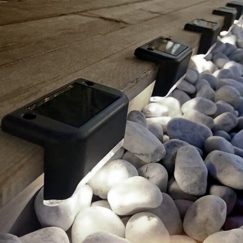 Solarna lampa schodowa tarasowa LED Maclean IP44, 4000K, Ni-MH 100 mAh, 80x45x45mm, czuj. zmierzchu MCE319 Solarna lampa schodowa tarasowa LED Maclean IP44, 4000K, Ni-MH 100 mAh, 80x45x45mm, czuj. zmierzchu MCE319