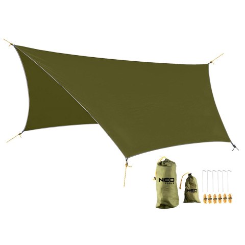 Tarp wodoodporny 360 x 290 cm 190T Tarp wodoodporny 360 x 290 cm 190T