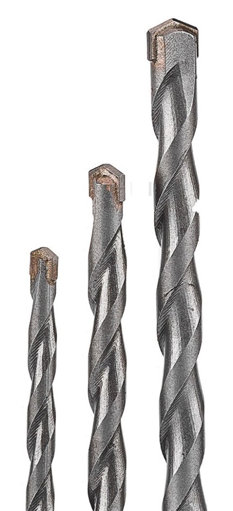 Zestaw wierteł do betonu hartowane: 4, 5, 6, 8, 10 mm, 5 szt. Zestaw wierteł do betonu hartowane: 4, 5, 6, 8, 10 mm, 5 szt.