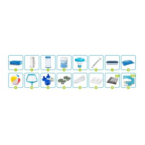 BASEN OGRODOWY STELAŻOWY 260 X 160 X 65 ĆM ZESTAW 15W1 INTEX 28271 BASEN OGRODOWY STELAŻOWY 260 X 160 X 65 ĆM ZESTAW 15W1 INTEX 28271