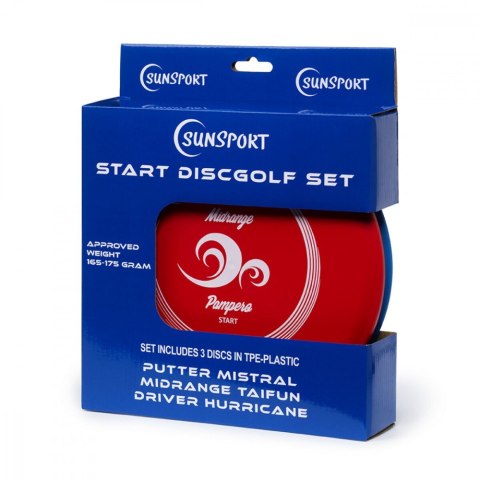 Gra discgolf set start, putter, mid range&drivet plastik Gra discgolf set start, putter, mid range&drivet plastik