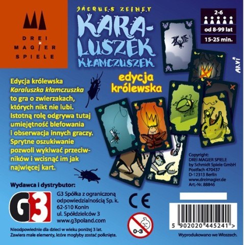 Gra karaluszek kłamczuszek (edycja królewska) Gra karaluszek kłamczuszek (edycja królewska)
