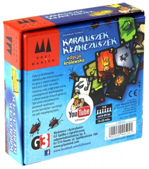 Gra karaluszek kłamczuszek (edycja królewska) Gra karaluszek kłamczuszek (edycja królewska)