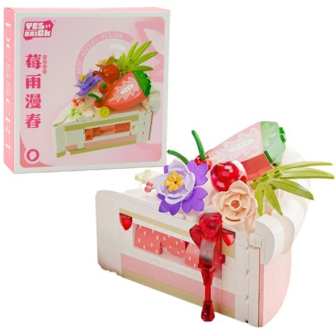 Klocki Konstrukcyjne Torcik Tort Deser Dekorowany 292?357el.