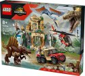 Klocki jurassic world 76976 powietrzna misja z kecalkoatlem i spinozaurem