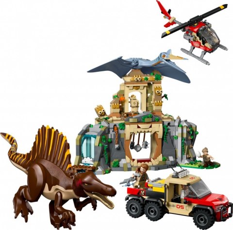 Klocki jurassic world 76976 powietrzna misja z kecalkoatlem i spinozaurem Klocki jurassic world 76976 powietrzna misja z kecalkoatlem i spinozaurem