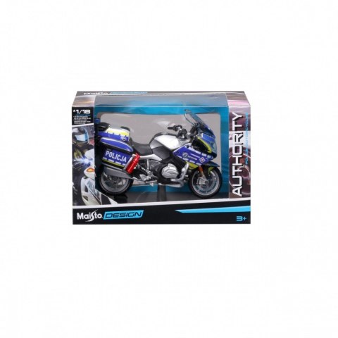 Model metalowy motocykl polska policja 1/18 Model metalowy motocykl polska policja 1/18
