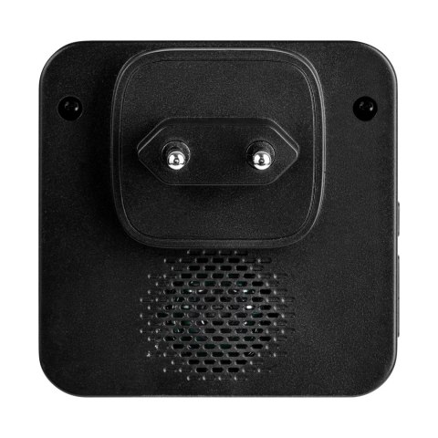 TELERO AC, dzwonek bezprzewodowy, sieciowy, przycisk bezbateryjny, learning system, 36 dźwięków, 200m, czarny TELERO AC, dzwonek bezprzewodowy, sieciowy, przycisk bezbateryjny, learning system, 36 dźwięków, 200m, czarny