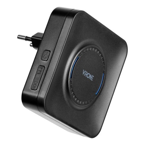 TELERO AC, dzwonek bezprzewodowy, sieciowy, przycisk bezbateryjny, learning system, 36 dźwięków, 200m, czarny TELERO AC, dzwonek bezprzewodowy, sieciowy, przycisk bezbateryjny, learning system, 36 dźwięków, 200m, czarny