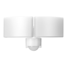 TOS DUO LED 2x20W podwójny naświetlacz ogrodowy z PIR, 2x1600lm, IP65, 4000K, PC, biały