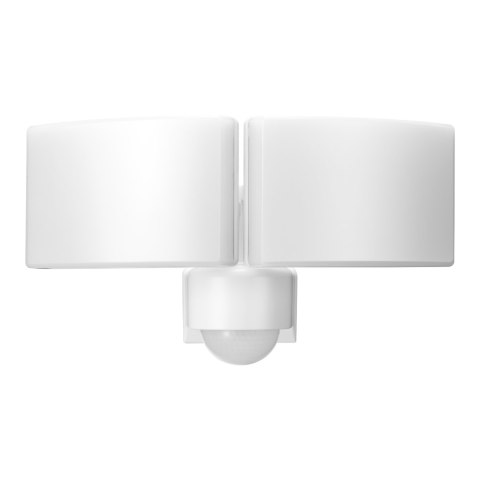 TOS DUO LED 2x20W podwójny naświetlacz ogrodowy z PIR, 2x1600lm, IP65, 4000K, PC, biały TOS DUO LED 2x20W podwójny naświetlacz ogrodowy z PIR, 2x1600lm, IP65, 4000K, PC, biały