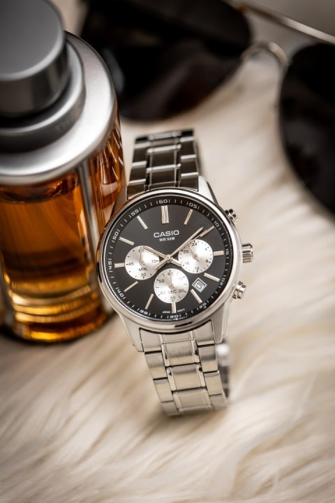 ZEGAREK MĘSKI CASIO MTP-E515D-1A (zd265a) + BOX ZEGAREK MĘSKI CASIO MTP-E515D-1A (zd265a) + BOX