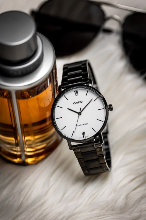 ZEGAREK MĘSKI CASIO MTP-VT01B-7B + BOX ZEGAREK MĘSKI CASIO MTP-VT01B-7B + BOX