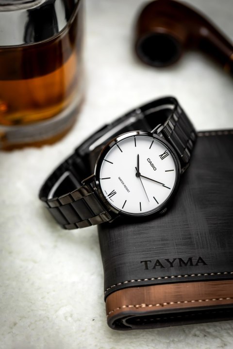 ZEGAREK MĘSKI CASIO MTP-VT01B-7B + BOX ZEGAREK MĘSKI CASIO MTP-VT01B-7B + BOX
