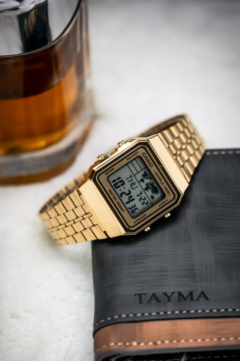 ZEGAREK MĘSKI CASIO VINTAGE A500WGA-9DF (zd158d) + BOX ZEGAREK MĘSKI CASIO VINTAGE A500WGA-9DF (zd158d) + BOX