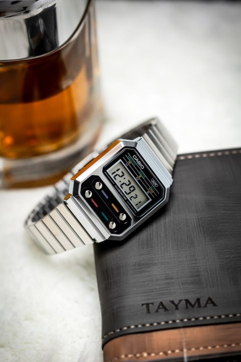 ZEGAREK UNISEX CASIO VINTAGE A100WE-1AEF (zd167a) + BOX ZEGAREK UNISEX CASIO VINTAGE A100WE-1AEF (zd167a) + BOX