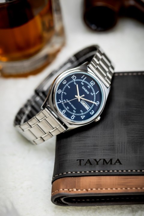 Zegarek Męski Casio MTP-V006D-2B + BOX Zegarek Męski Casio MTP-V006D-2B + BOX