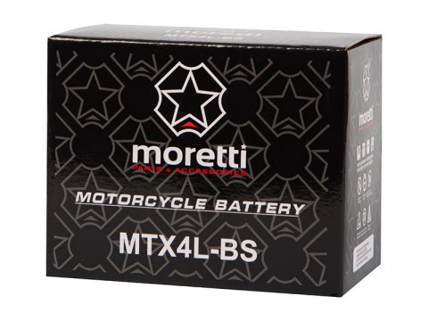 82-351# Akumulator motocyklowy 12v 4ah mtx4l-bs moretti 82-351# Akumulator motocyklowy 12v 4ah mtx4l-bs moretti