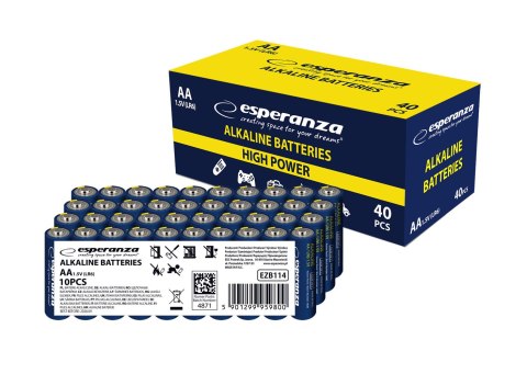 EZB114 Esperanza baterie alkaliczne aa 10szt zgrzewka EZB114 Esperanza baterie alkaliczne aa 10szt zgrzewka