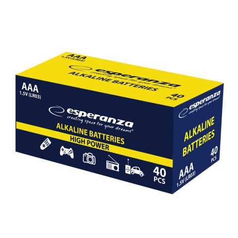 EZB115 Esperanza baterie alkaliczne aaa 10szt zgrzewka EZB115 Esperanza baterie alkaliczne aaa 10szt zgrzewka