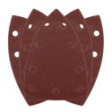 Papiery ścierne na rzep, żelazko 100 x 147 mm, P120, 5 szt., z 9 otworami do 04-623