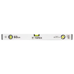 Poziomnica aluminiowa anodowana 60 cm, 3 libelle