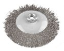 Szczotka druciana tarczowa 125 mm, drut karbowany, stalowy, M14
