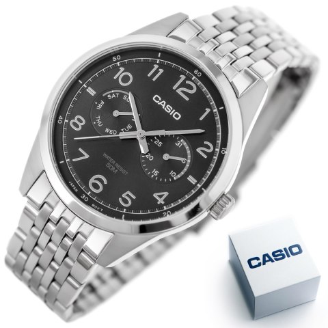 ZEGAREK MĘSKI CASIO MTP-E340D-1A (zd264a) + BOX ZEGAREK MĘSKI CASIO MTP-E340D-1A (zd264a) + BOX