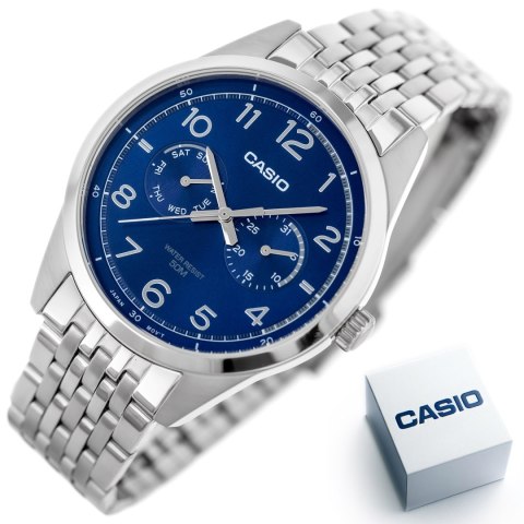 ZEGAREK MĘSKI CASIO MTP-E340D-2A (zd264b) + BOX ZEGAREK MĘSKI CASIO MTP-E340D-2A (zd264b) + BOX