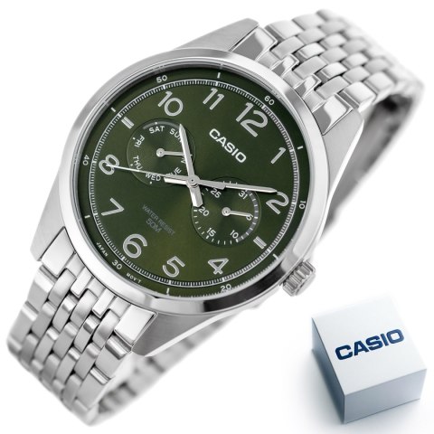 ZEGAREK MĘSKI CASIO MTP-E340D-3A (zd264c) + BOX ZEGAREK MĘSKI CASIO MTP-E340D-3A (zd264c) + BOX
