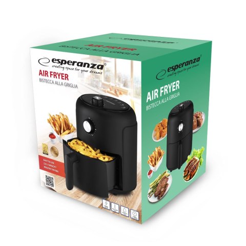 EKA001 Esperanza frytkownica beztłuszczowa bistecca alla griglia 2.6l EKA001 Esperanza frytkownica beztłuszczowa bistecca alla griglia 2.6l