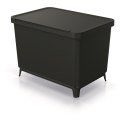 Kosz na śmieci SYSTEMA 23L + 2x10L - czarny recykling