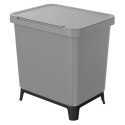 Kosz na śmieci SYSTEMA 29L - smooth gray