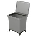 Kosz na śmieci SYSTEMA 29L - smooth gray