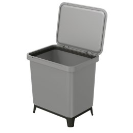 Kosz na śmieci SYSTEMA 29L - smooth gray