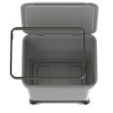 Kosz na śmieci SYSTEMA 29L - smooth gray