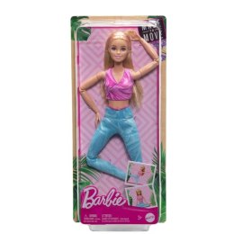 Lalka barbie made to move blond włosy