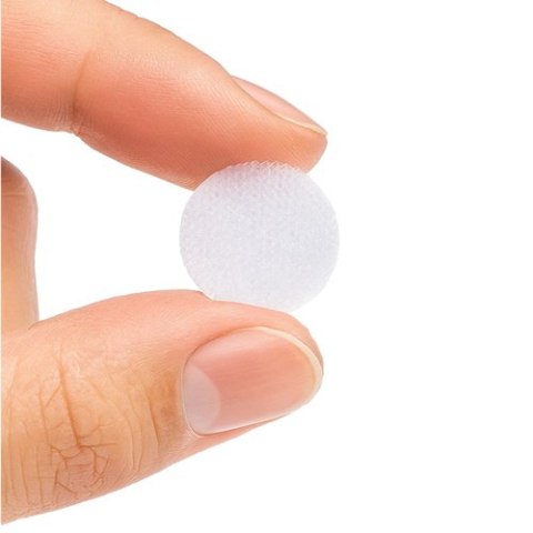 Rzep samoprzylepny 18mm 500szt. biały Ruhhy 25884 Rzep samoprzylepny 18mm 500szt. biały Ruhhy 25884