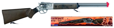 Strzelba kowbojska metalowa 12 naboi gonher Strzelba kowbojska metalowa 12 naboi gonher