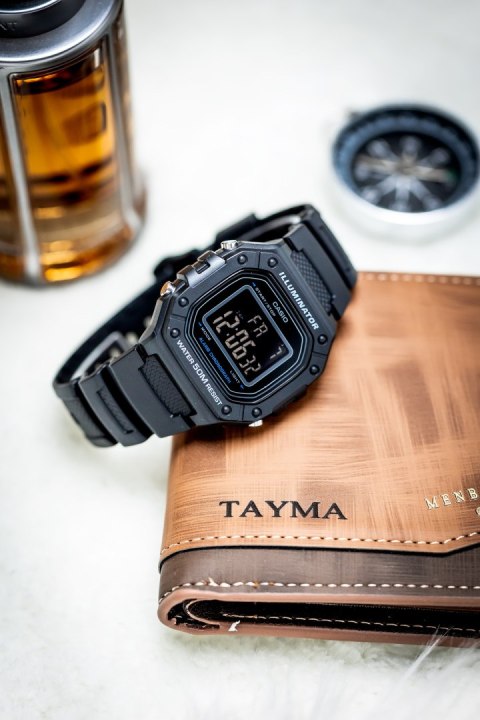 ZEGAREK MĘSKI CASIO W-218H-1B + BOX ZEGAREK MĘSKI CASIO W-218H-1B + BOX