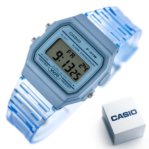 Zegarek Unisex Casio Retro Vintage F-91WS-2 (zd648b) + BOX Zegarek Unisex Casio Retro Vintage F-91WS-2 (zd648b) + BOX