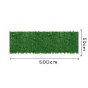 Żywopłot sztuczny na balkon 5x0,5m Gardlov 25342
