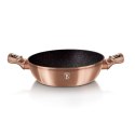 WOK GARNEK GRANITOWY 28cm 3.8L BERLINGER HAUS METALLIC LINE ROSE GOLD BH-1519N