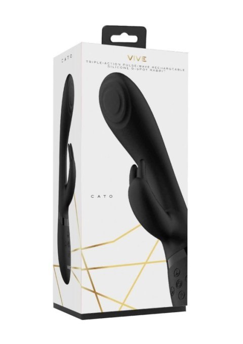 Cato - Pulse G-spot Rabbit - Black Cato - Pulse G-spot Rabbit - Black