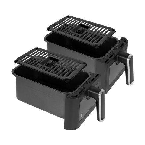 Frytkownica beztłuszczowa TEESA AIR FRYER DUAL POT XXL 8L 2700W Frytkownica beztłuszczowa TEESA AIR FRYER DUAL POT XXL 8L 2700W