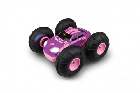 Pojazd zdalnie sterowany rc stunt car flip racer - różowy Pojazd zdalnie sterowany rc stunt car flip racer - różowy