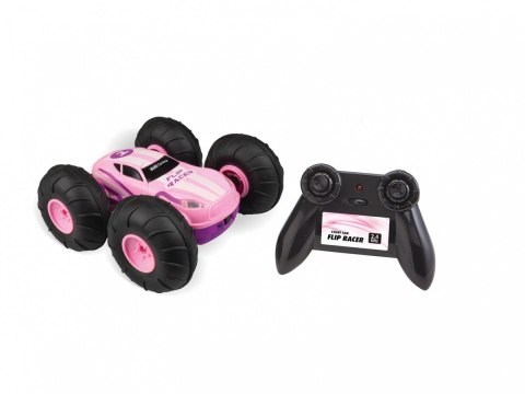 Pojazd zdalnie sterowany rc stunt car flip racer - różowy Pojazd zdalnie sterowany rc stunt car flip racer - różowy