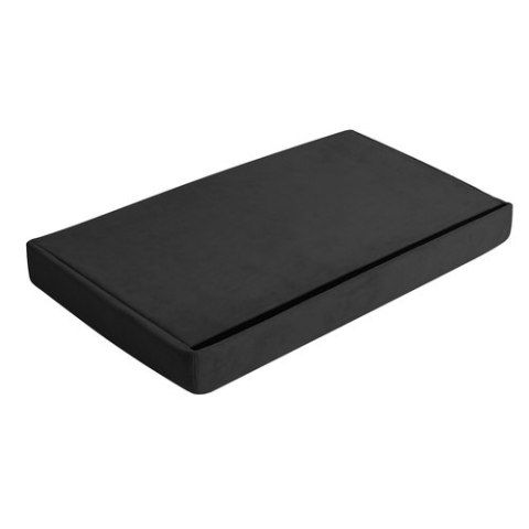 Pufa welurowa czarna 60x30x30 cm Ruhhy 25995 Pufa welurowa czarna 60x30x30 cm Ruhhy 25995