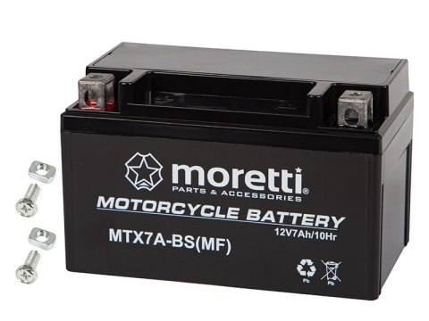 82-352# Akumulator motocyklowy 12v 7ah mtx7a-bs moretti 82-352# Akumulator motocyklowy 12v 7ah mtx7a-bs moretti